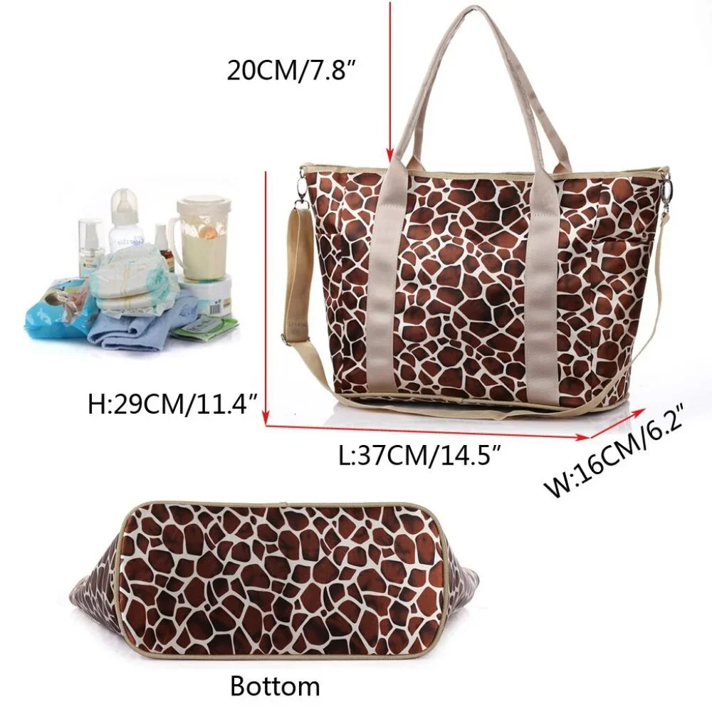 Multi Color Polka Dot Large Tote Diaper Bag
